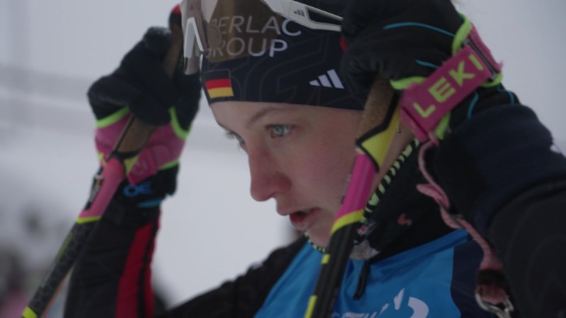 Johanna Recktenwald während eines Wettkampfs